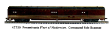 HO CS Pennsylvania, Fleet of Modernism Baggage Car 47730