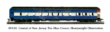 HO HW Central of New Jersey - The Blue Comet