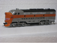 HO F3-A Western Pacific DCC & Sound Diesel Locomotive