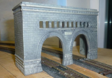 N Scale Double Tunnel Portal