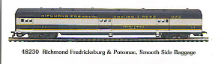 HO SS Richmond Fredricksburg & Potomac Passenger Cars