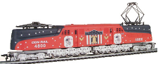 HO scale GG-1 Conrail Spirit of 76 Locomotive #4800 DC
