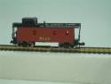 N Scale 3 Window Undecorated Red Caboose