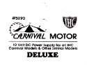 Carnival Motor Deluxe - 12volt DC powered