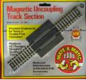 HO Magnetic Uncoupling 9" Track Section - Nickel Silver